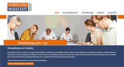 Desktop Screenshot of competenzwerkstatt-beruf.de